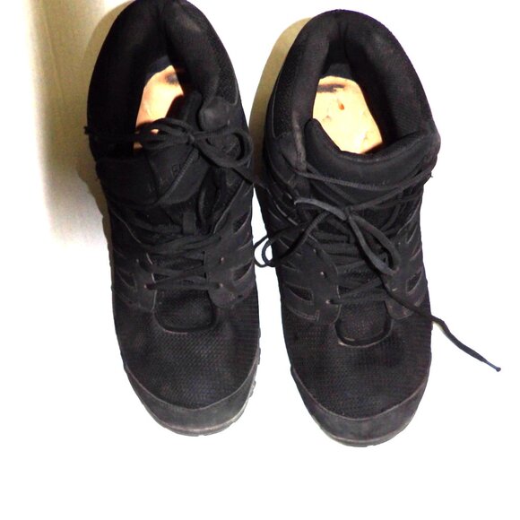 MT. Emey Black Lace-Up Walking Shoes Men's 14 - Picture 3 of 7